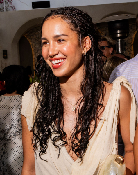 goddess braids halfup halfdown