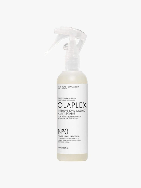 The Olaplex No. 0 Intensive Bond Building Hair Treatment on a light gray background
