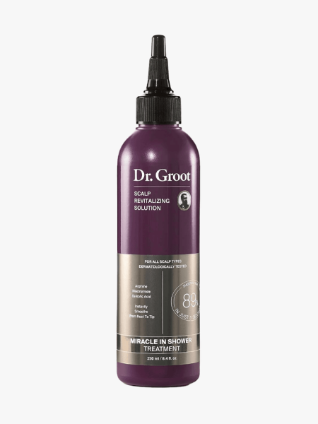 Dr. Groot Miracle in Shower Treatment in branded component on a light gray background